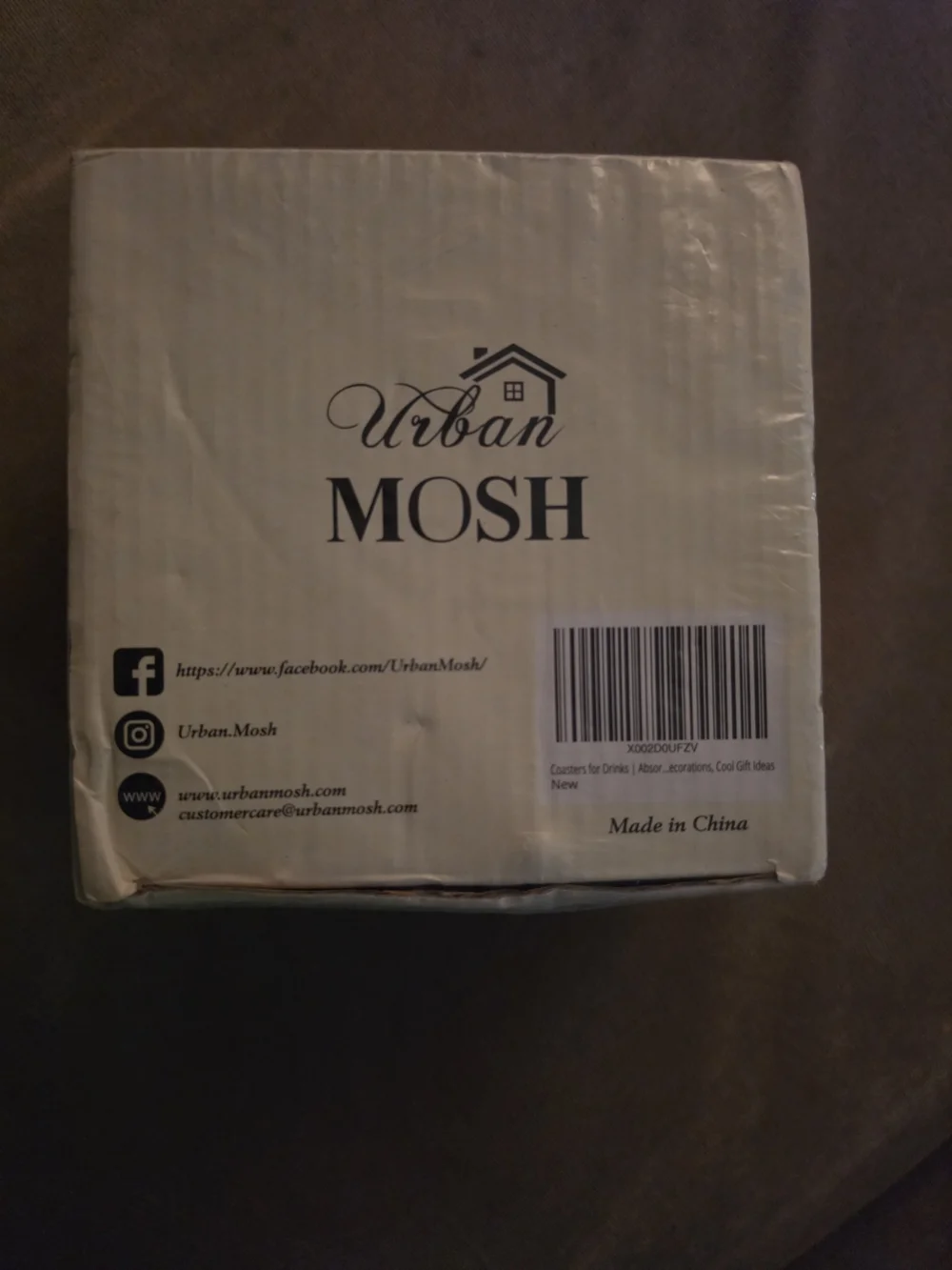 Urban Mosh Drink Coasters - White Box